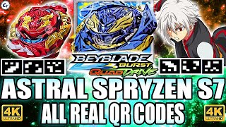 ASTRAL SPRYZEN S7 QR CODE  ALL SPRYZENS QR CODES BEYBLADE BURST QR CODES ASTRAL SPRYZEN QR CODE [upl. by Eanal]