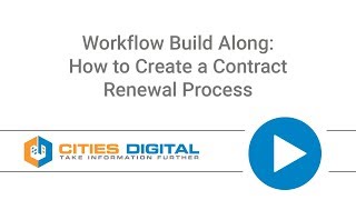 Workflow Build Along How to Create a Contract Renewal  by CDI [upl. by Delacourt503]