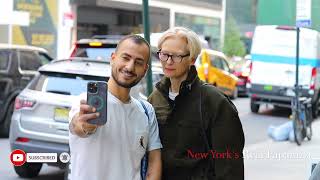 Tilda Swinton signs autographs and meet few fans in New York [upl. by Gunther117]