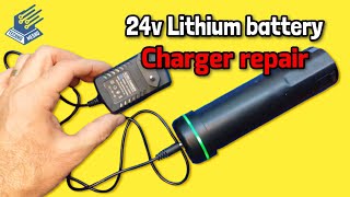 اصلاح شاحن بطارية ليثيوم  Lithium battery charger repair [upl. by Romilda]