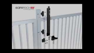 How to Install a Safetech Pool Gate Latch [upl. by Lenhart]