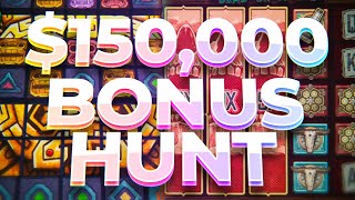 HUGE PROFIT From This INSANE 150000 Bonus Hunt OVER 50 BONUSES Highlights [upl. by Ysnat960]