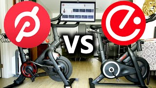 Peloton vs Echelon Bike  In Depth side by side indoor cycling bike Comparison [upl. by Irrot556]