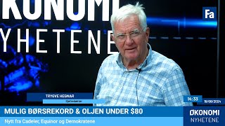 Børsen snuser på rekord og Hegnar om USA renter og Kongsberg Gruppen [upl. by Korey]