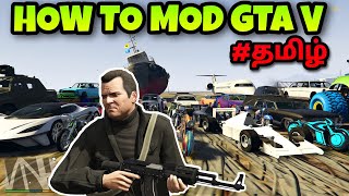 HOW TO MOD GTA 5 MENYOO TRAINER IN TAMIL STEP BY STEP GTA 5 MOD 100 [upl. by Reizarf]