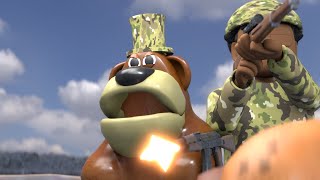 Freddy Fazbear The Soldier And More Freddy Fazbear Animations By Agbaps [upl. by Dworman]