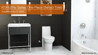 Installation  Saile OnePiece Skirted Toilet [upl. by Rehc]