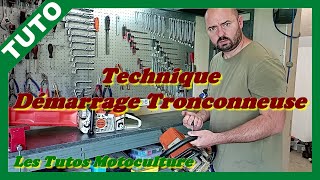 Trop de compression  Technique Astuce démarrage tronçonneuse [upl. by Grogan]