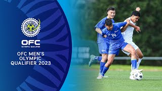 OFC Mens Olympic Qualifier 2023  Samoa v Tonga  Highlights [upl. by Kciremed171]