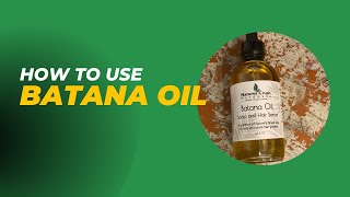 How to use Batana Oil Scalp and Hair Serum [upl. by Anayk]