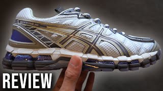 Asics UB10S GelKayano 20 quotGlacier Greyquot Review  On Feet [upl. by Yeltsew]