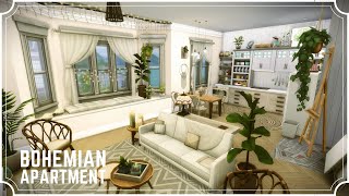 Boho Apartment renovation  18 Culpepper House  Sims 4 Speed Build [upl. by Dragelin]