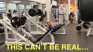 OLD MAN LOST HIS MIND AT THE GYM [upl. by Mureil]