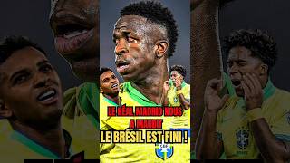 Le Brésil peine à se qualifier pour la Coupe du Monde cest vraiment inexplicable  💔😮 vinicius [upl. by Rad117]