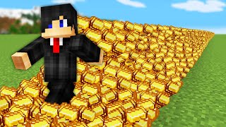 Minecraft but Everything I Touch turns to GOLD [upl. by Ireg431]