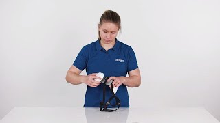 Dräger Xplore® 3300  3500 How to don our twinfilter half mask [upl. by Leissam]