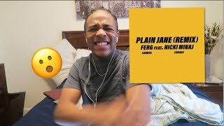 AAP FERG  Plain Jane REMIX ft Nicki Minaj  REACTION [upl. by Sinnoda328]