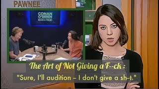 Aubrey Plaza details the epically awkward Parks and Rec audition that launched her career [upl. by Olivette965]