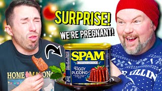 Will It Christmas Flavor  Surprise Pregnancy Announcement [upl. by Billmyre]