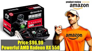 Buy Gpu  maxsun AMD Radeon RX 550 4GB GDDR5 ITX Computer PC Gaming Video Graphics Card GPU 128Bit [upl. by Acirederf]