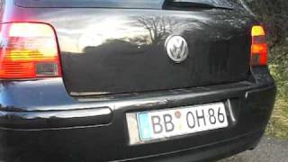 Golf 4 GTI R  Heckklappenöffnung Golf 5 mit Kamera [upl. by Melac]