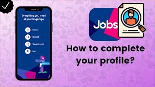 How to complete your profile on JobStreet  JobStreet Tips [upl. by Retsim81]