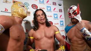 119 CMLL FANTASTICA MANIA 2018  3rd match  Postmatch comments English subs [upl. by Ostler988]