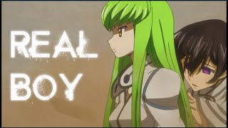 Lelouch x CC  Real Boy【AMV】 [upl. by Hbaruas]