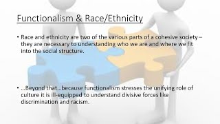 Sociology IGCSE Functionalism and Ethnicity [upl. by Nyrb]