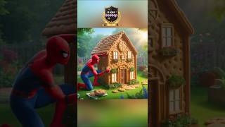 Marvel vs DC Who Builds the Best Cookie House shorts short shortvideo [upl. by Dun]