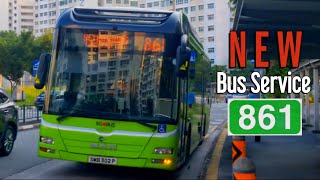 TTS NEW Bus Service 861  MAN NL323F A22 Yishun Ring Road  Yishun Ave 6 [upl. by Eatnoid]