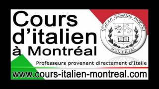 COURS DITALIEN à Montreal [upl. by Assirok]