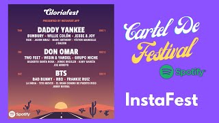 CÓMO CREAR EL CARTEL DE FESTIVAL con mi SPOTIFY  InstaFest 🎵 [upl. by Matelda]