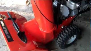 2012 Ariens Platinum 24 Snowblower [upl. by Ahsele]