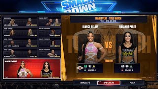 GSM4GM S3E35 BIANCA BELAIR VS ROXANNE PEREZ IN A WWE WOMENS TITLE TLC MATCH WWE 2K24 Gameplay [upl. by Mears336]