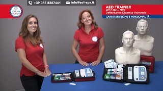 Defibrillatore didattico XFT120C AED Trainer PRO caratteristiche e funzionalità [upl. by Oranneg]