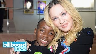 Madonna Shares Son David Bandas Cover of Elton Johns quotYour Songquot  Billboard News [upl. by Ahsinot]