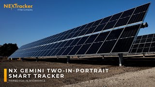 Introducing NX Gemini™ TwoinPortrait Smart Solar Tracker [upl. by Smeaj979]