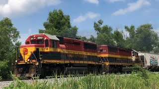 KCS LL60 passes through Garyville LA [upl. by Xad]