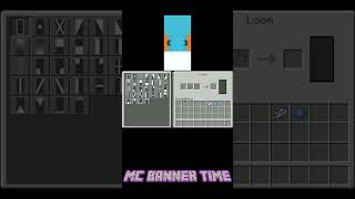 How to make a Mudkip Banner  Its Banner Time  Minecraft  Pokémon Tutorial Short [upl. by Gerta]