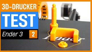 3DDrucker Ender 3 Leveln und erste Drucke [upl. by Idalina]