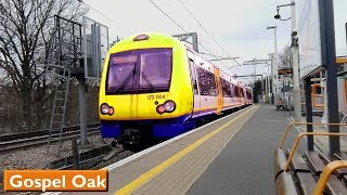 Gospel Oak  GOBLIN  North London Line  London Overground  British Rail Class 378  172 [upl. by Walther]