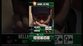 Daniel Negreanu VS Phil Hellmuth poker [upl. by Oiralih537]