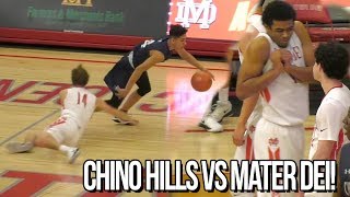 Mater Dei VS Chino Hills at The NIKE EXTRAVAGANZA Spencer Freedman Pulling From NBA RANGE [upl. by Mills764]