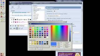 Fonts and colors for Yahoo Messenger and other programs lesson [upl. by Odinevneib28]