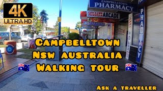 🇦🇺 CAMPBELLTOWN NSW AUSTRALIA WALKING TOUR [upl. by Doris784]