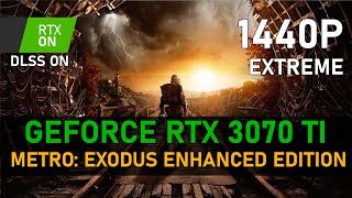 Metro Exodus Enhanced Edition  RTX 3070 Ti  2K EXTREME RTX ON DLSS ON [upl. by Ocicnarf]