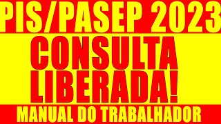 PISPASEP 2023 CONSULTAS LIBERADAS ESTA SEMANA  MANUAL DO TRABALHADOR 2023 ABONO SALARIAL 2023 [upl. by Lesh]