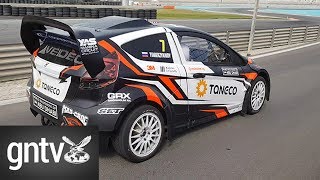 Full throttle in a World Rallycross car [upl. by Lerej]