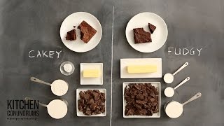 The Science Behind the Perfect Brownie  Kitchen Conundrums with Thomas Joseph [upl. by Calvert]